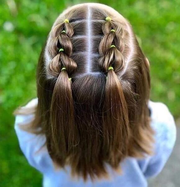 عکس مدل مو دخترانه بچه گانه