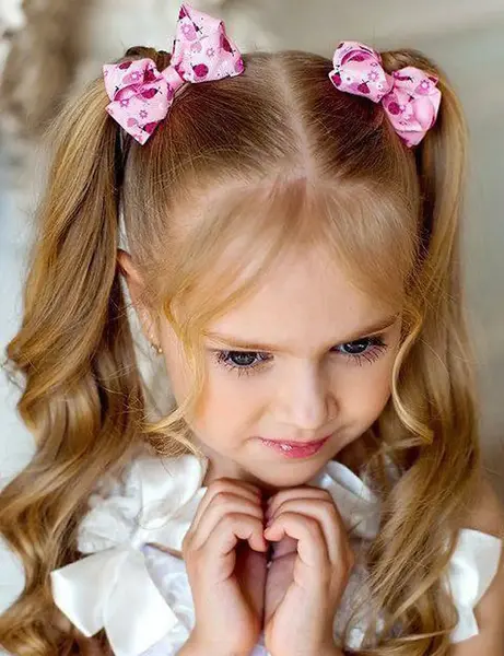 عکس مدل مو دخترانه بچه گانه