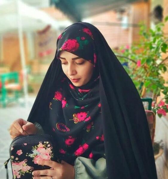 عکس چادر ساده رنگی