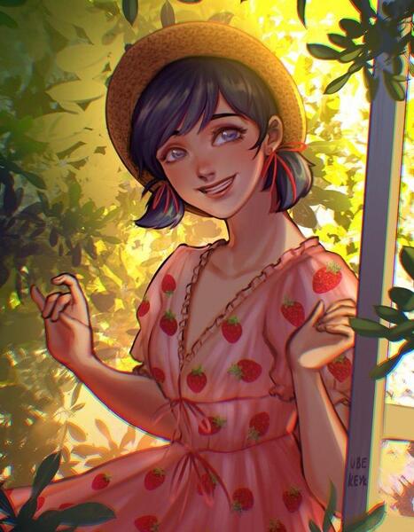 عکس مرینت انیمه ای برای پروفایل