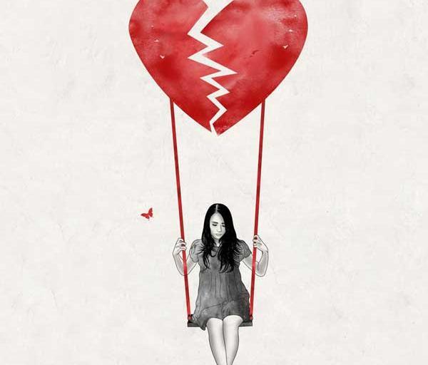 عکس غمگین دل شکسته بدون متن