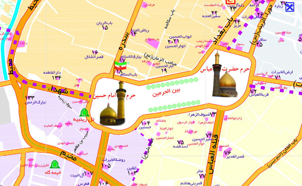 عکس نقشه هوایی عراق