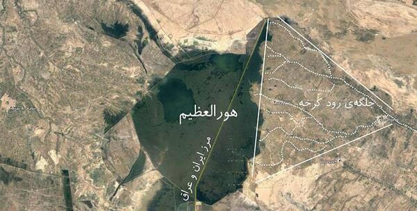 عکس نقشه هوایی عراق