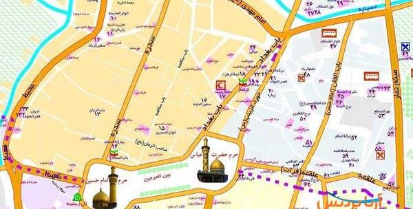 عکس نقشه هوایی عراق