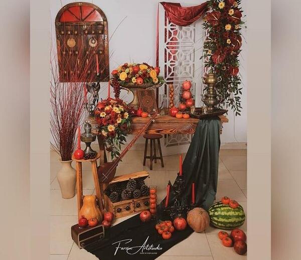 عکس ایده برای پذیرایی یلدا