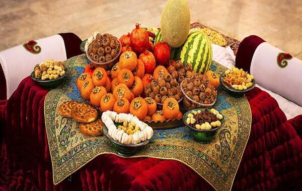عکس ایده برای پذیرایی یلدا