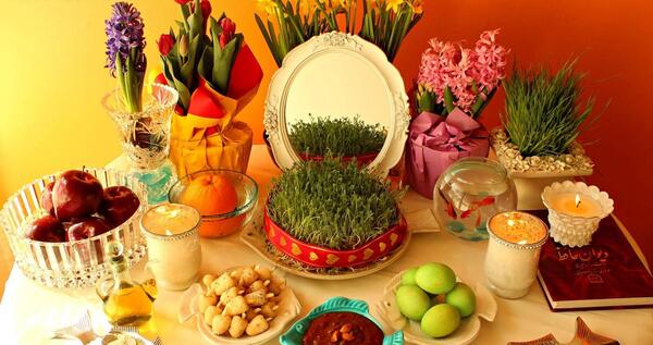 عکس سفره هفت سین پولدارا