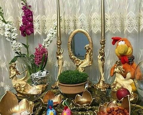 عکس سفره هفت سین پولدارا