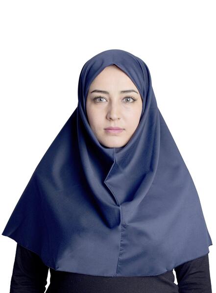 عکس مقنعه سرمه ای