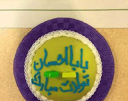 عکس کیک تولد با نوشته احسان