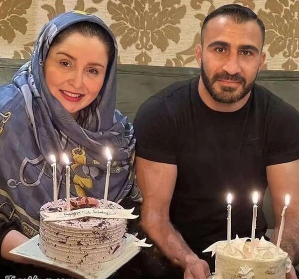 عکس کیک تولد با نوشته احسان