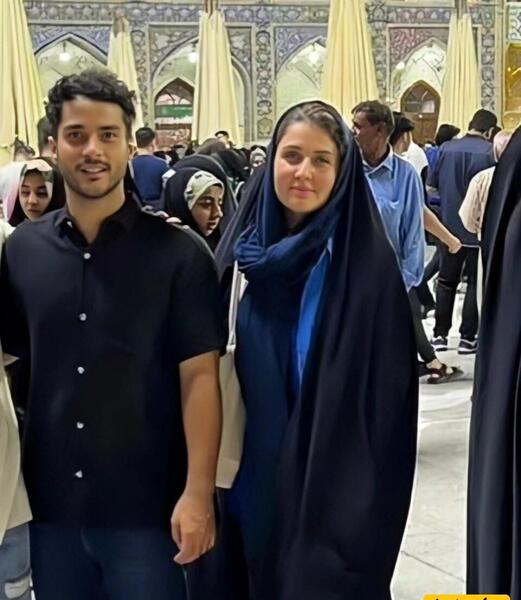 ژست عکس دونفره با چادر