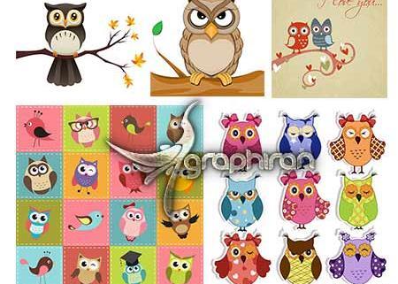 عکس جغد نقاشی ساده