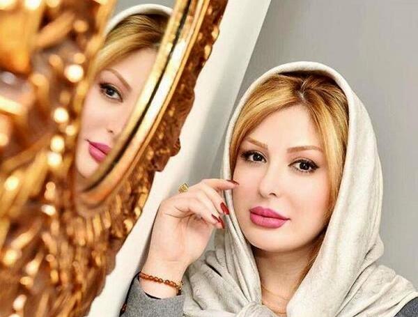 عکس نیوشا ضیغمی و گربه اش