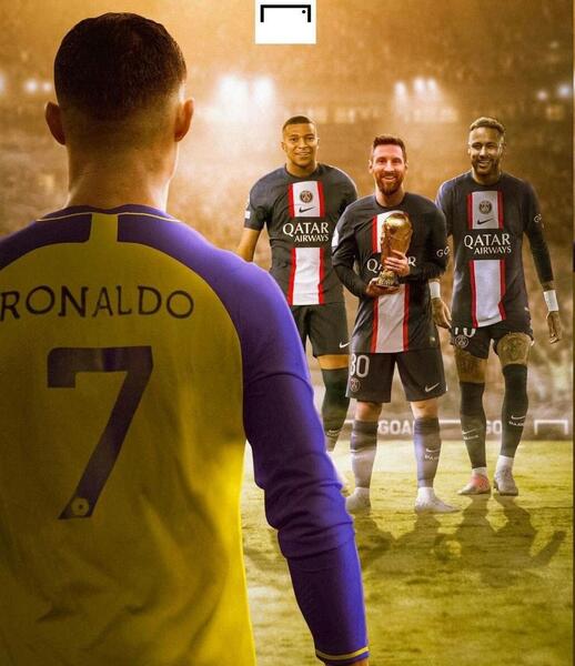 عکس جام رونالدو و مسی