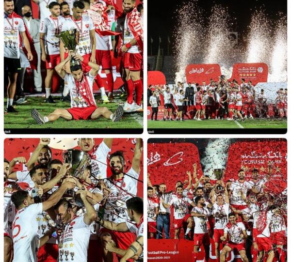 عکس مراسم قهرمانی پرسپولیس
