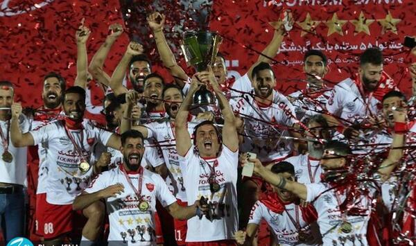 عکس مراسم قهرمانی پرسپولیس