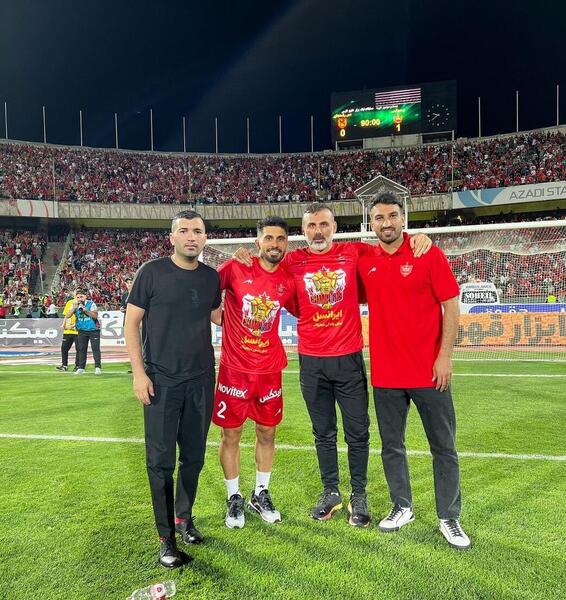 عکس مراسم قهرمانی پرسپولیس