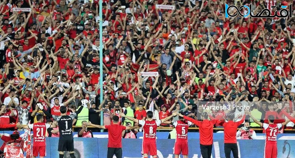 عکس مراسم قهرمانی پرسپولیس