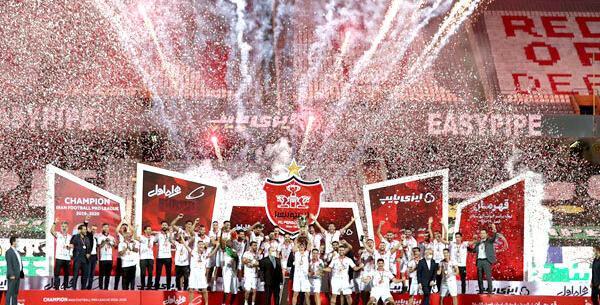 عکس مراسم قهرمانی پرسپولیس