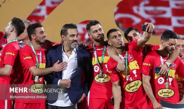 عکس مراسم قهرمانی پرسپولیس