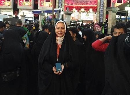 عکس تصاویر فریبا نادری در کربلا