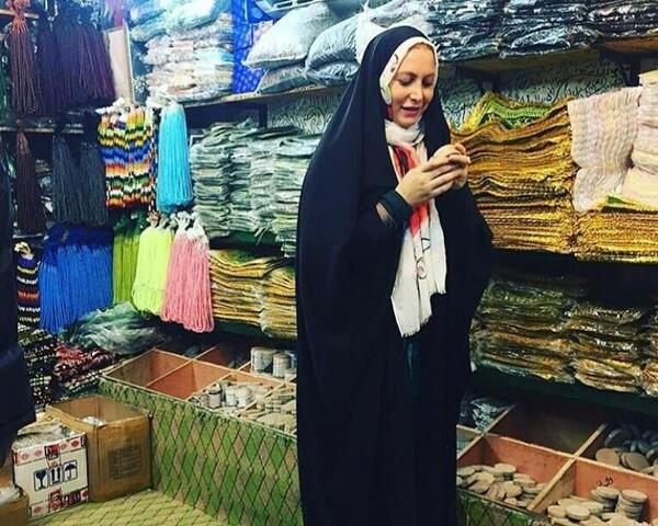 عکس تصاویر فریبا نادری در کربلا