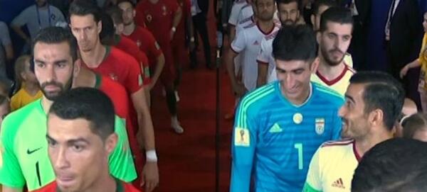 عکس علیرضا بیرانوند با رونالدو و مسی
