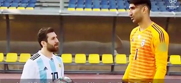 عکس علیرضا بیرانوند با رونالدو و مسی