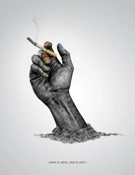 عکس ضرر سیگار