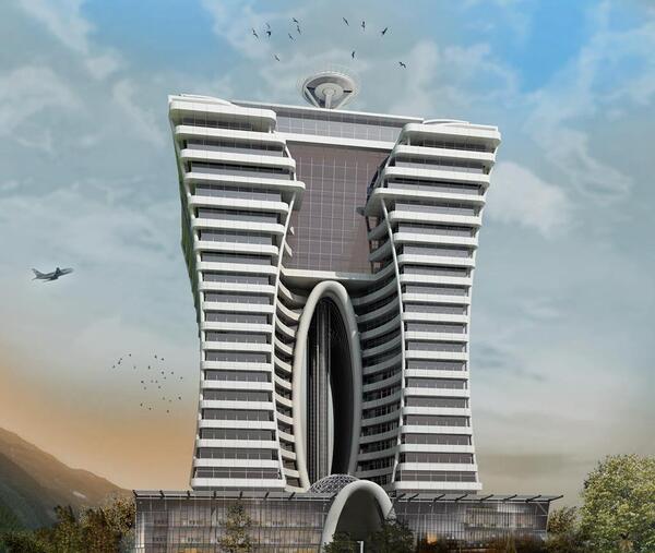 عکس برج آفرینش رامسر