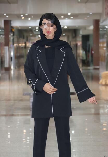 عکس کت نوار ایستاده
