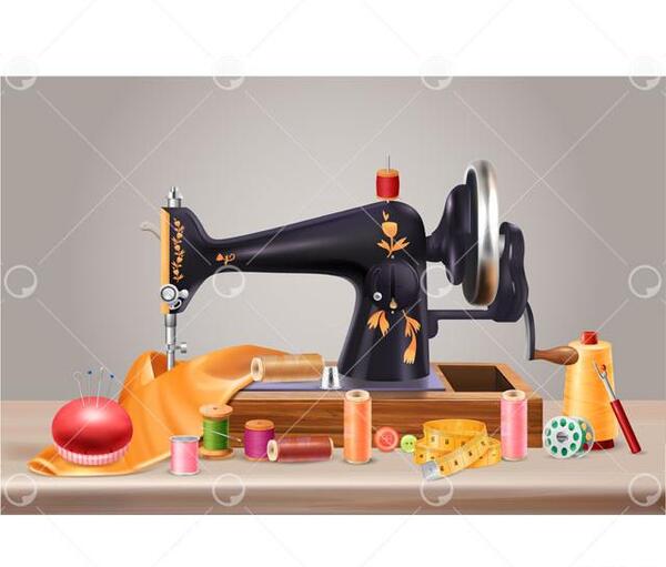 عکس لوگو چرخ خیاطی
