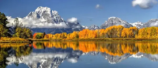 عکس از منظره پاییزی زیبا