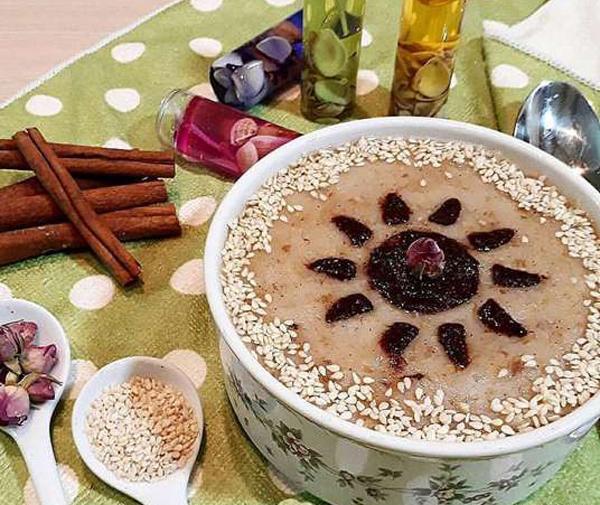 عکس های تزیین حلیم نذری
