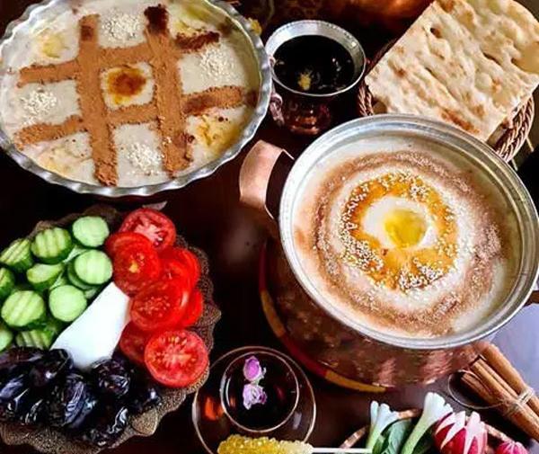 عکس های تزیین حلیم نذری
