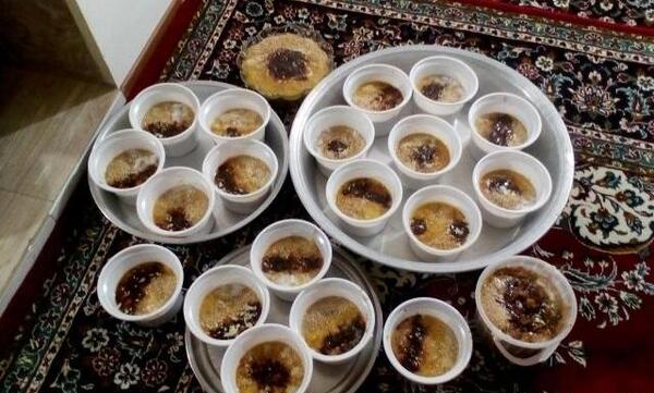 عکس های تزیین حلیم نذری