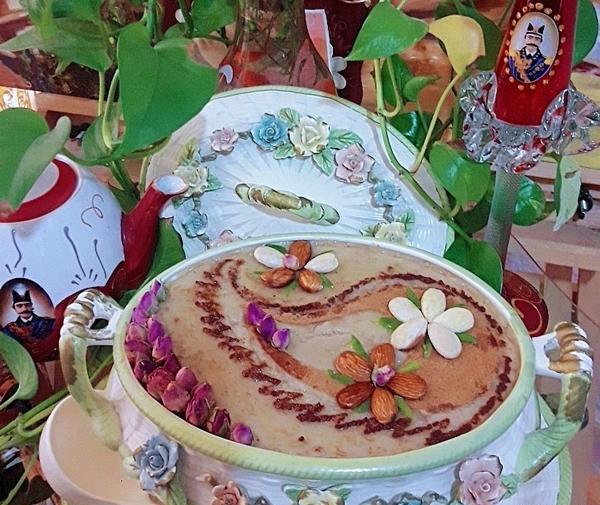 عکس های تزیین حلیم نذری