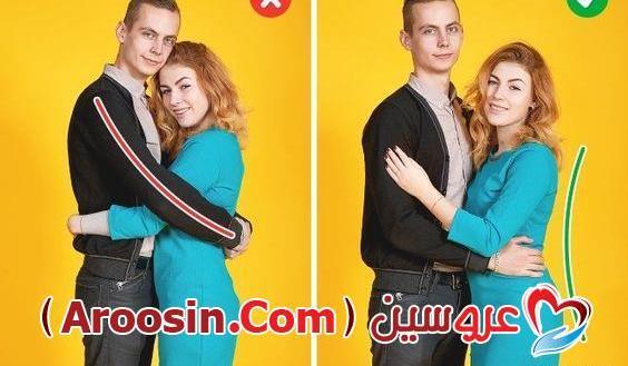 ژست عکس زن و شوهر در آتلیه