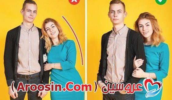 ژست عکس زن و شوهر در آتلیه