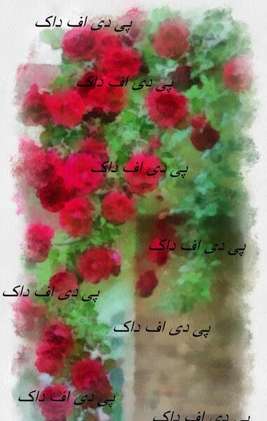 عکس گل زیبا نقاشی