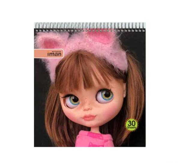 عکس نقاشی صورت عروسک پارچه ای