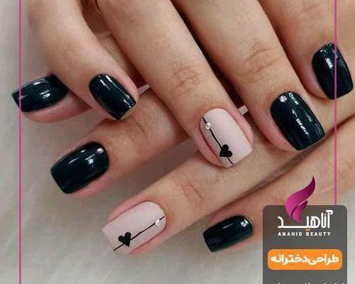 عکس طرح ناخن دخترانه زیبا