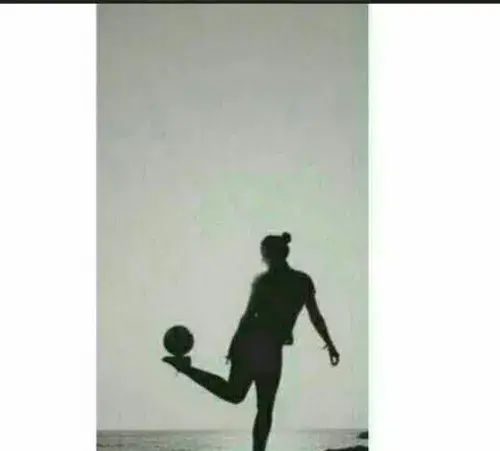 عکس پروف دختر فوتبالی