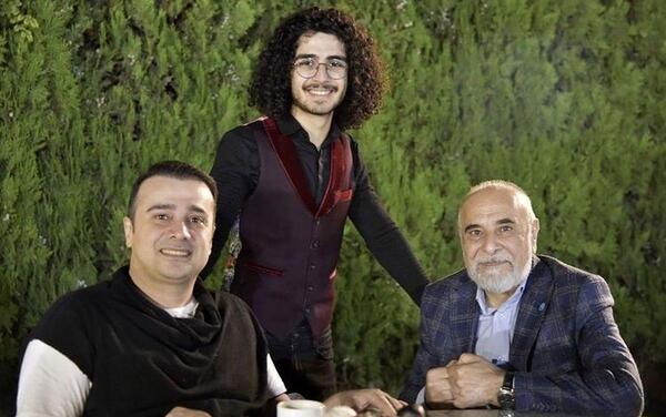 عکس سپند امیرسلیمانی با خواهرش