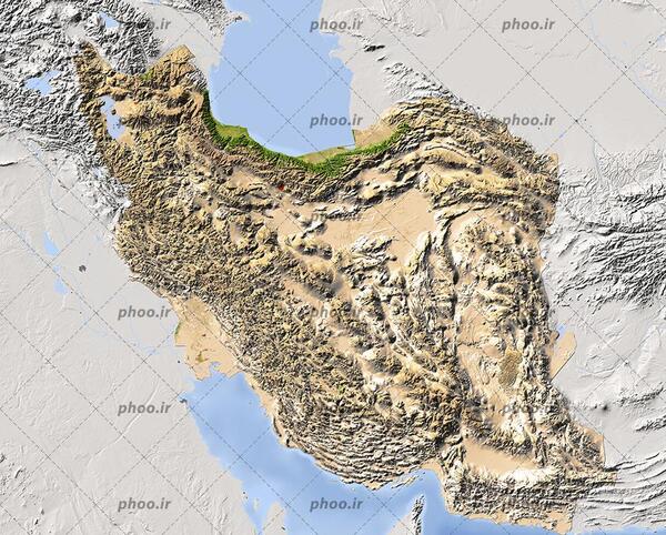 عکس نقشه ایران عزیز