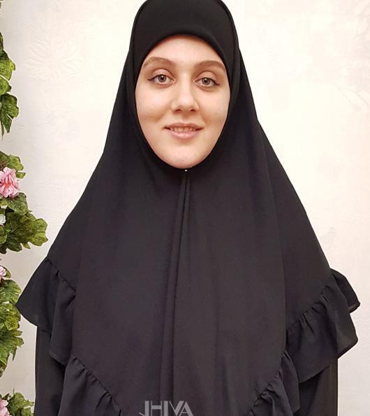عکس آموزش دوخت مقنعه هد دار