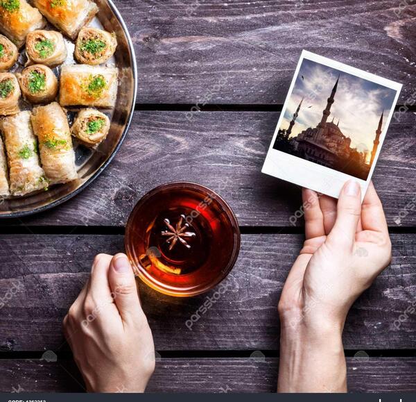 عکس چای آبی