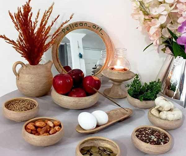 عکس ایده هفت سین حصیری
