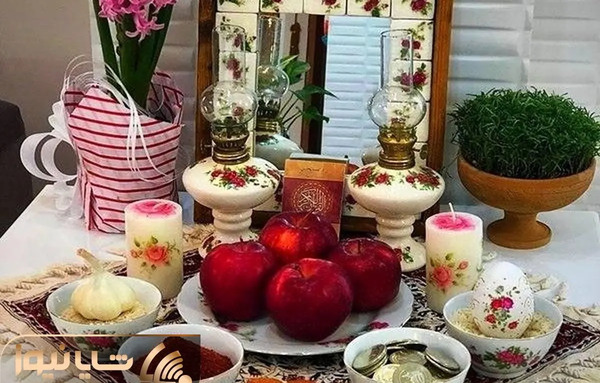 عکس ایده هفت سین حصیری
